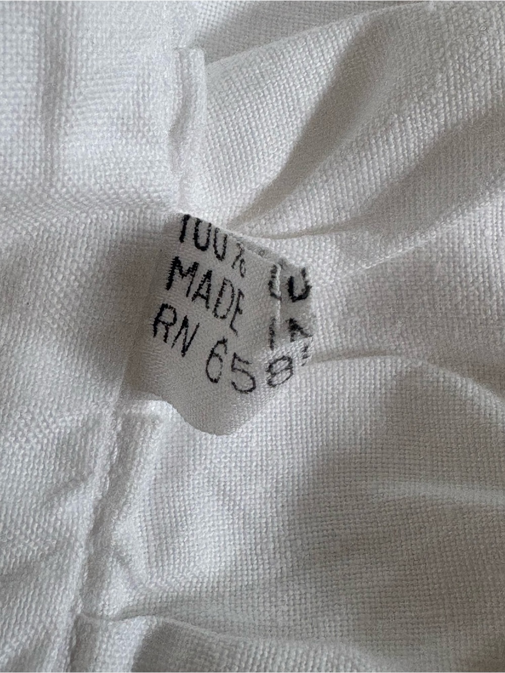 Vintage white Apron - Picture 7 of 8